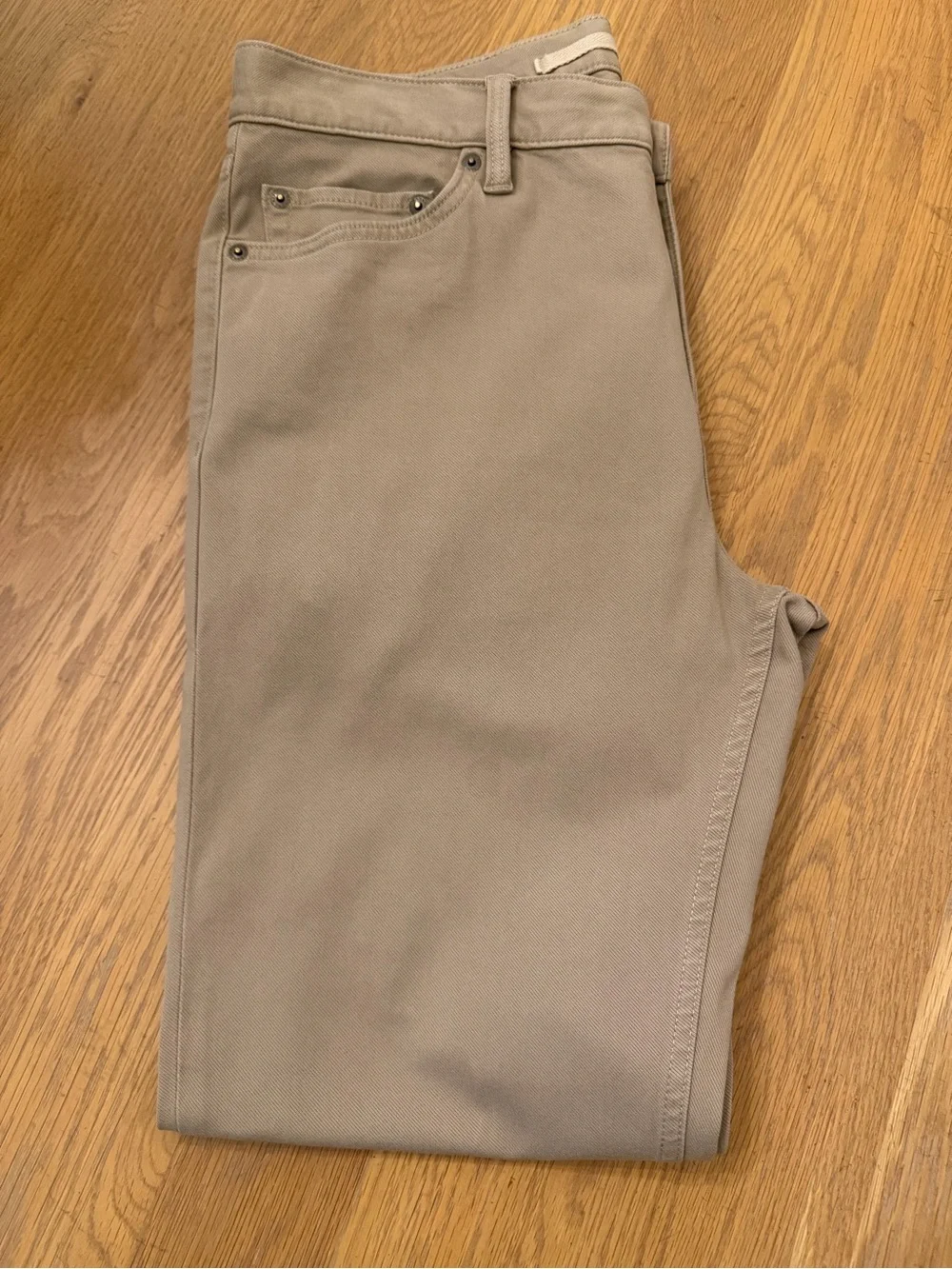 Banana Republic light khaki beige Traveler pants